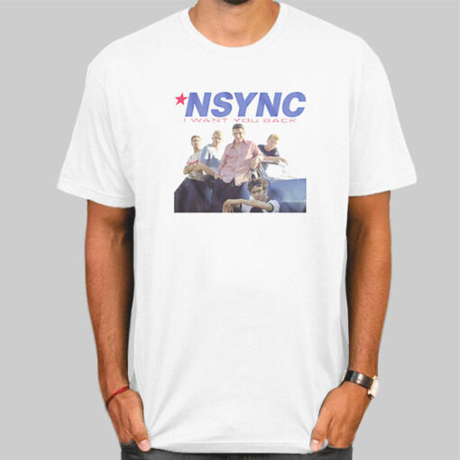Vtg Album I Want You Back Nsync Shirt