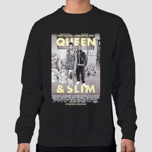 Sweatshirt Black Graphic in Theaters Thanksgiving Queen and Slim