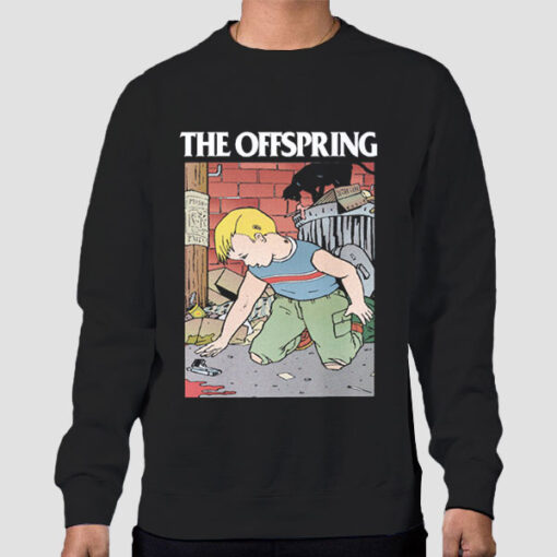 Sweatshirt Black The Kids Arent Alright Rock Music the Offspring T Shirt