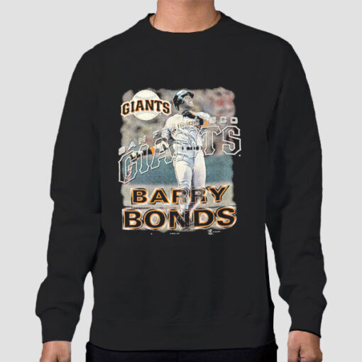 Sweatshirt Black Vtg Giants San Fransisco Barry Bonds