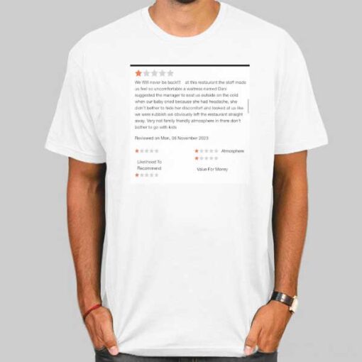 Inspired Bad Review Customer Shirt