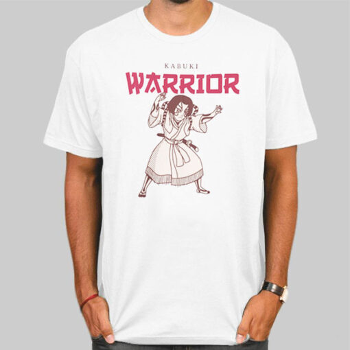 Manga Japanese Art Kabuki Warrior Shirt