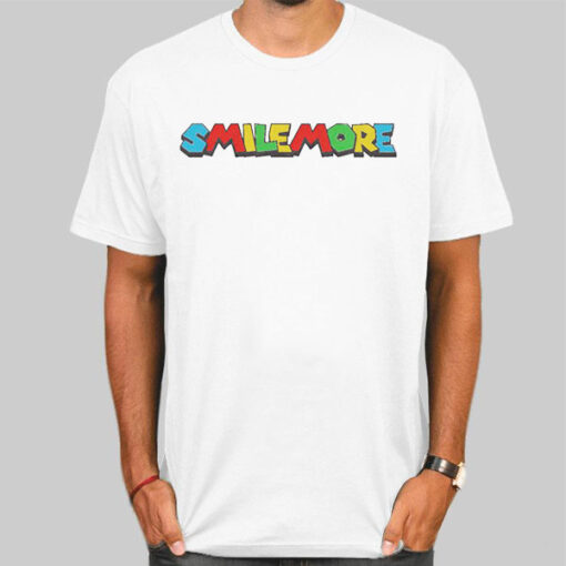 Smile More Logo Super Mario Shirt