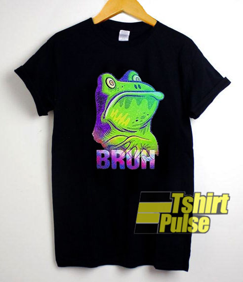 Bruh Frog Print shirt