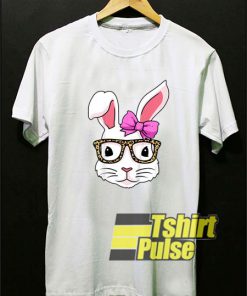 Easter Bunny Leopard Glasses shirt