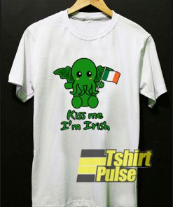 Kiss Me Im Irish Cthulhu shirt