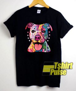 Pitbull Florecent Dog shirt