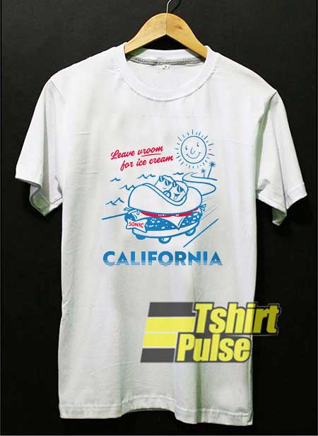 Sonic Ice Cream California shirt